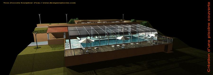 Création d’une piscine couverte, Tarn-et-Garonne (82) (piscines collectives), conception Yves Zoccola